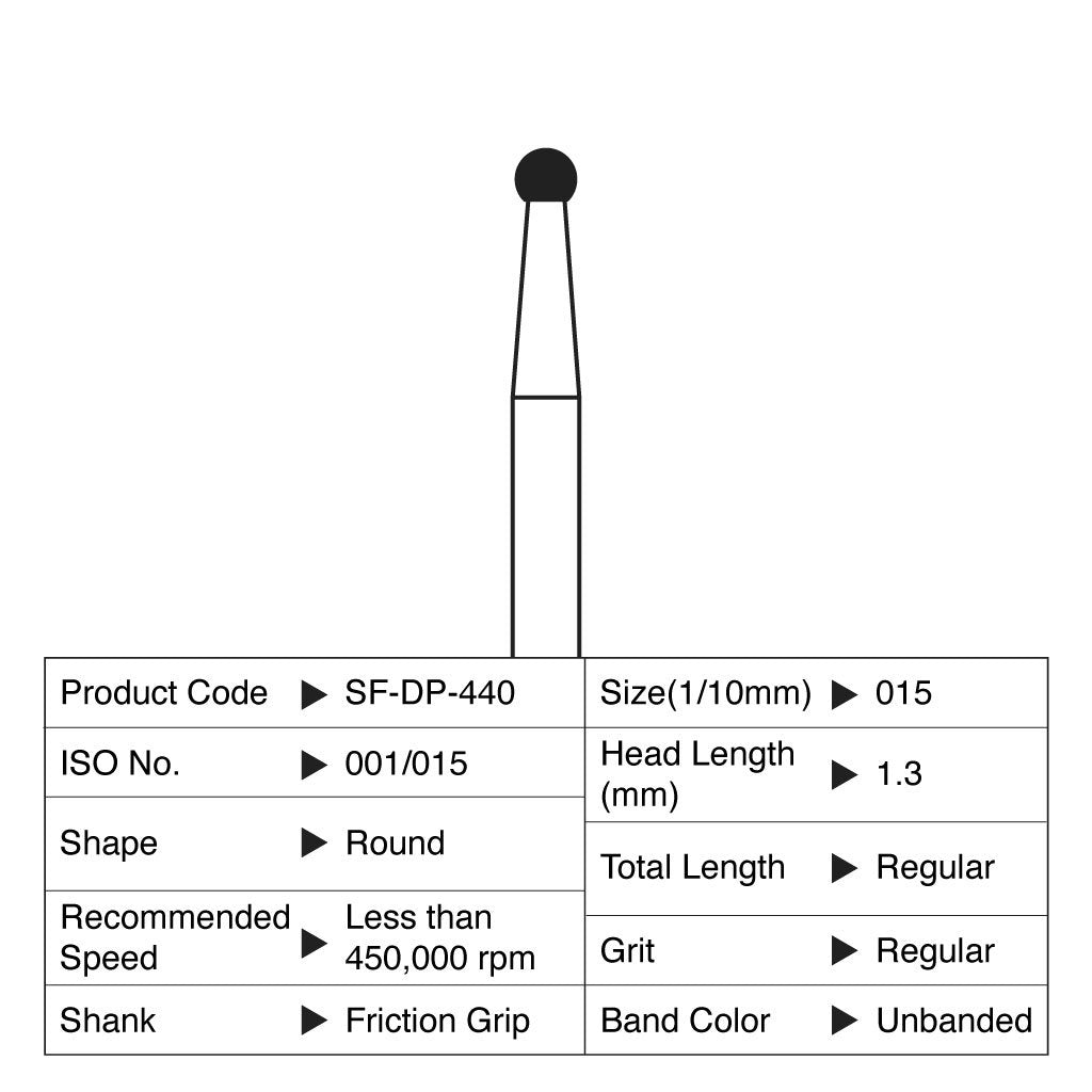 [WINTER] Shofu Diamond Point FG Regular Grit #440 10/Box