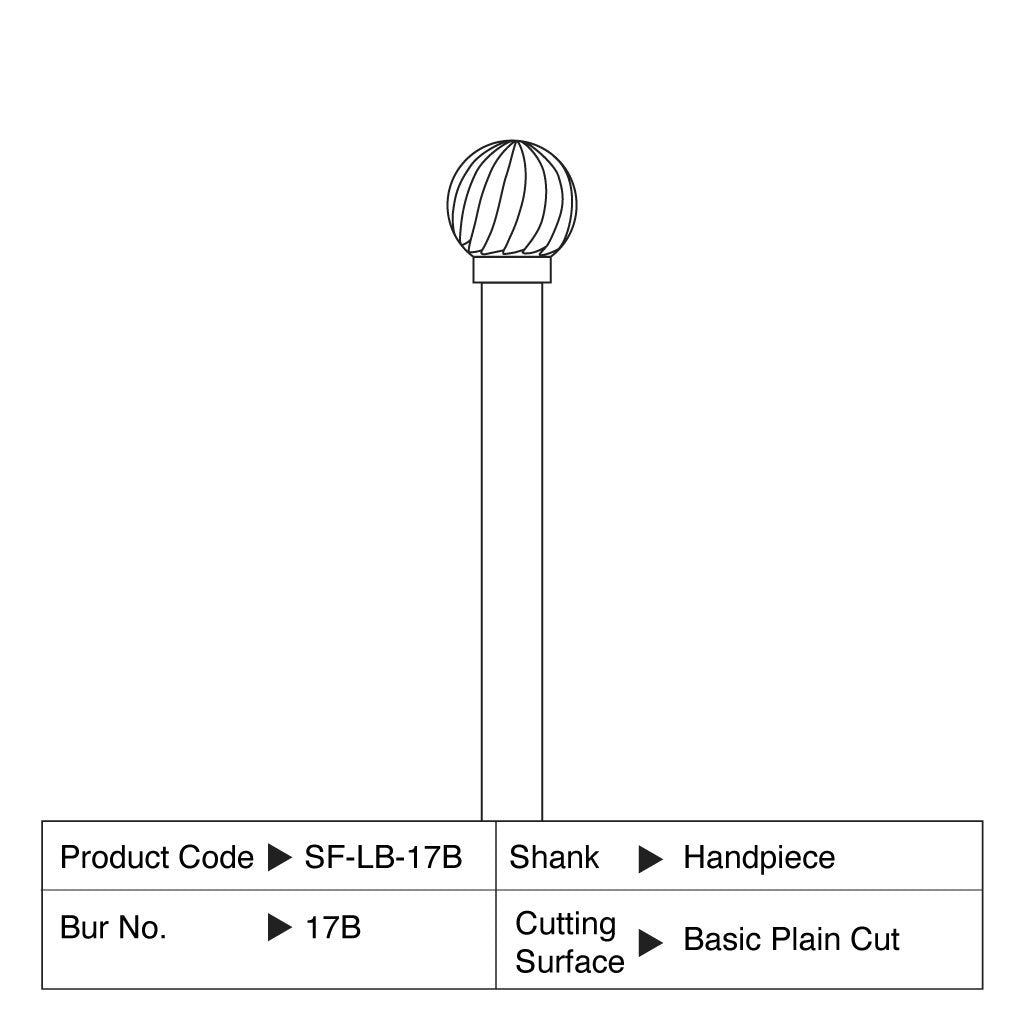 Shofu Lab Carbide Bur HP #17B 1/Case