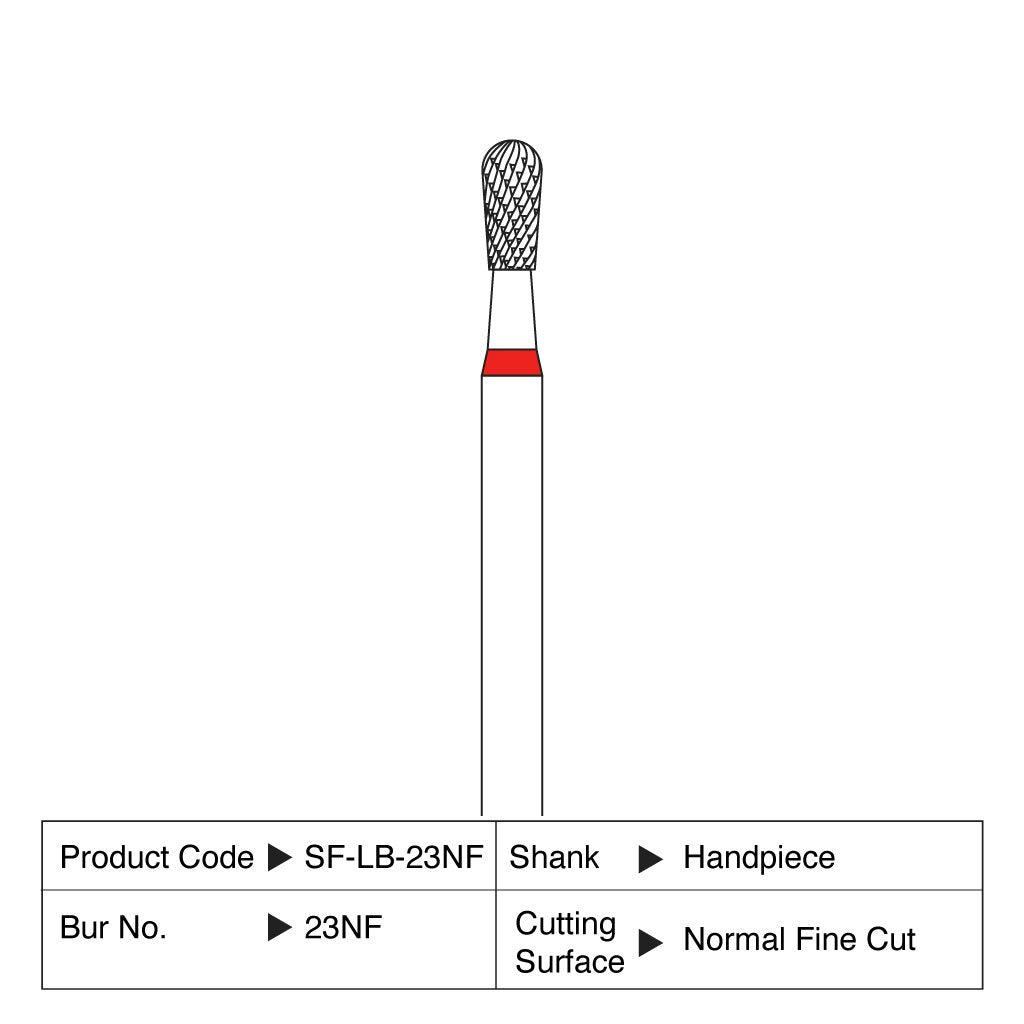 Shofu Lab Carbide Bur HP #23NF 1/Case