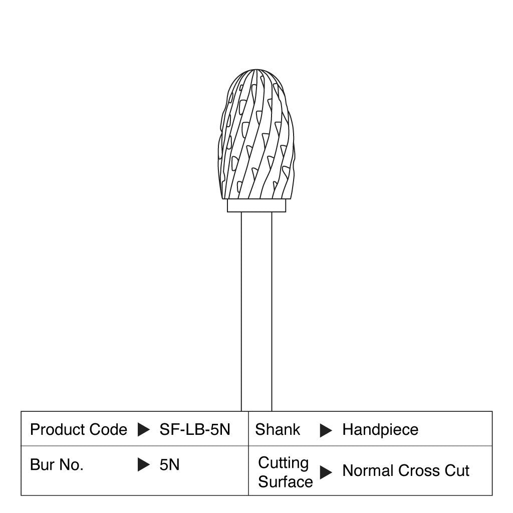 Shofu Lab Carbide Bur HP #5N 1/Case